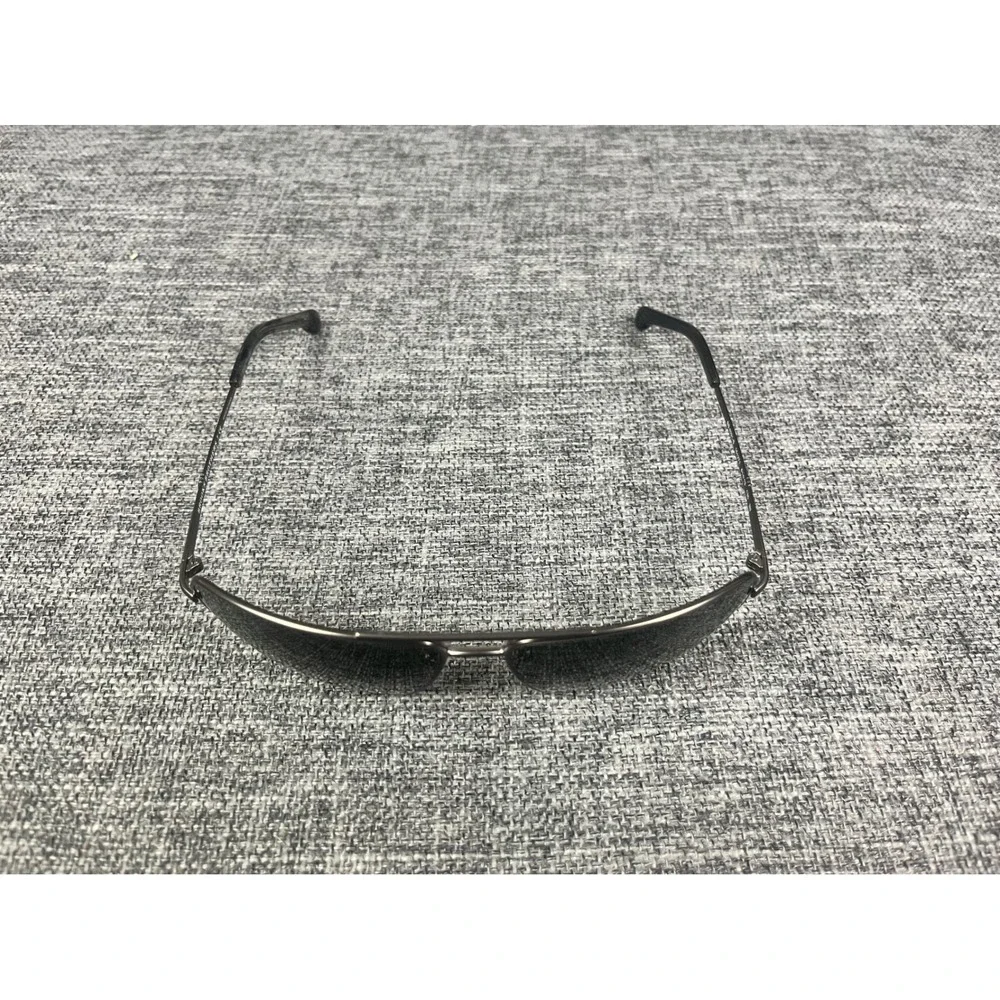 Brooks Brothers BB 4031-S Gunmetal Rectangular Aviator Sunglasses 61-13-130